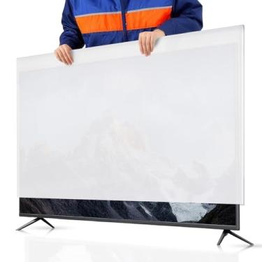 Imagem de Capa de TV de tela plana de espuma 159 cm L x 91 cm A, capa protetora de TV para tela plana, uso para mudança de casa, armazenamento, renovação de casa