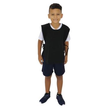 Imagem de Avental infantil para aula de pintura - Demorgan Uniformes, Preto, G