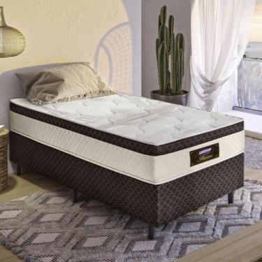 Imagem de Cama Box Conjugado Solteirão Com Colchão 98x65x198 Ibiza Gazin Cr35366