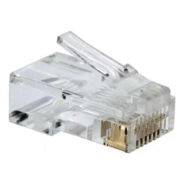 Imagem de Plug RJ-45 para Cabo de Rede CAT5E - 100 Unidades - TOC