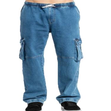 Imagem de Calça Jeans Element Cargo Chillin - Jeans claro