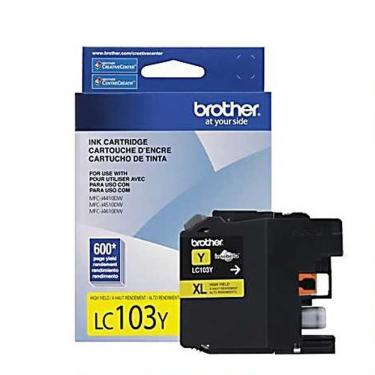 Imagem de Cartucho De Tinta Brother Lc-103y Lc-103 Amarelo | Mfc-j4610dw Mfc-j4410dw Mfc-j4310dw Original 6ml