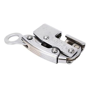 Imagem de Luqeeg Arnês de Segurança de Escalada Garra de Corda, Furo Redondo Embutido na Mola Garra de Corda de Escalada Com Travamento Automático Fácil Montagem Proteção contra Quedas de Liga de Aço para