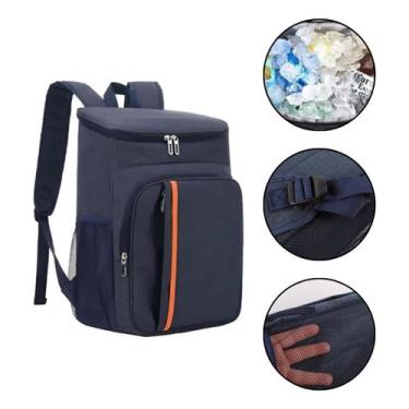 Imagem de Mochila Térmica Cooler Portátil Impermeável 20L Grande Durável Para Pi
