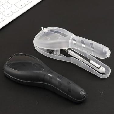 Imagem de Estojo de armazenamento portátil para navalha - Recipiente de viagem com compartimento duplo para lâminas (branco ou preto) (branco)