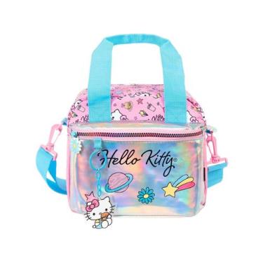 Imagem de Lancheira Escolar Térmica Hello Kitty Metallic Luxo 15414 - Xeryus