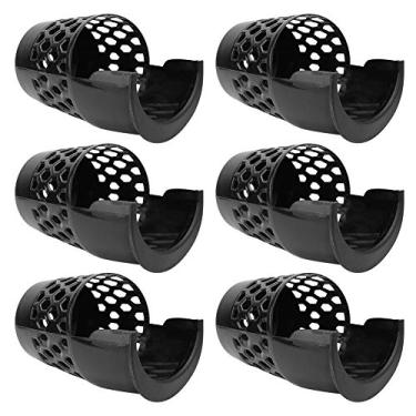 Imagem de KIMISS Conjunto de Cesta de Sinuca de Plástico, 6 Peças, para Armazenamento de Bola de Bilhar, Acessórios Versáteis de Mesa de Bilhar para Casa e Salão de (20cm)