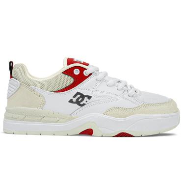 Imagem de Tênis DC Shoes Ascend IMP Unissex | Branco Vermelho-Unissex