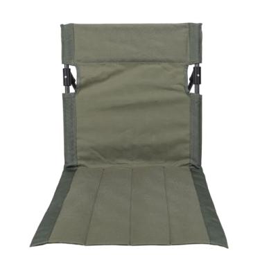 Imagem de TOPINCN Cadeira de Praia, Cadeiras Reclináveis ​​portáteis Ao Ar Livre, Cadeiras de Areia de Acampamento Dobráveis ​​com Encosto para Adultos, Banhos de Sol (DO Verde)