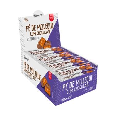 Imagem de Pé De Moleque Zero Açúcar Com Chocolate Diet Latam Fit 12 Un-Unissex