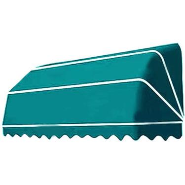 Imagem de Toldo Retrátil Curvado Francês Dobrável Para Pátio, Dossel De Varanda, Toldo Dobrável De Poliéster, Toldo Retrátil Para Pátio Diy, Varanda, Alpendre, Blue-green, 70 * 50 * 50cm