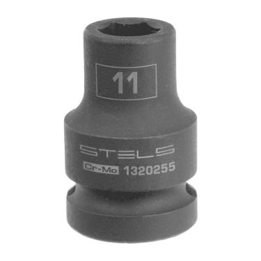 Imagem de Soquete Impacto 1/2`` 11mm Crmo Stels Aço Cromo Molibdênio