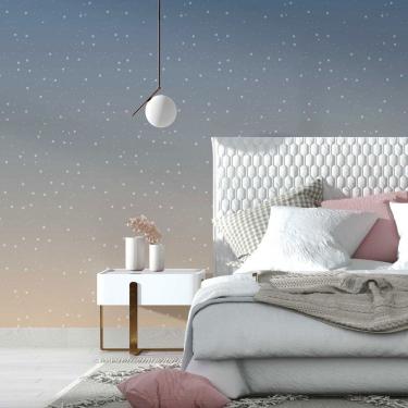 Imagem de Papel De Parede Adesivo Degradê Estrelado N014107 RL 0,58x3M