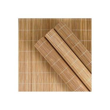 Imagem de Kit 4 Peças Jogo Lugar Americano Bambu Esteira 30x43 Cm