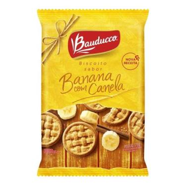 Imagem de Biscoito Amanteigado Banana e Canela Bauducco 375g