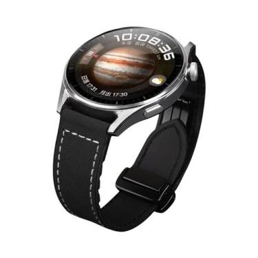 Imagem de Pulseira De Couro E Silicone De 20/22mm Para Huawei Watch GT 4 3 2 GT2