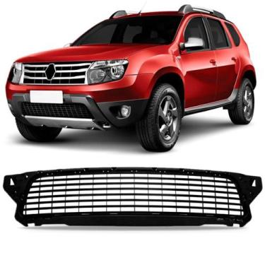 Imagem de Grade Central Parachoque Dianteiro Duster 2011 a 2013 Preto - SP ACESS