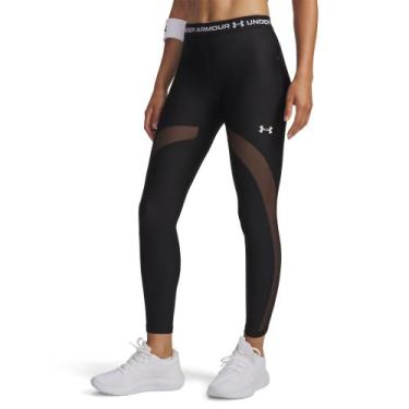 Imagem de Legging de Treino Under Armour HeatGear Mesh, Preto, M