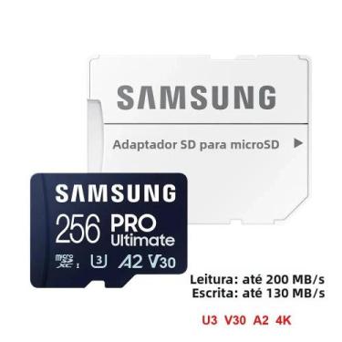 Imagem de Cartão MicroSD Samsung EVO plus pro 512GB 256GB 128GB 64GB Classe 10 U