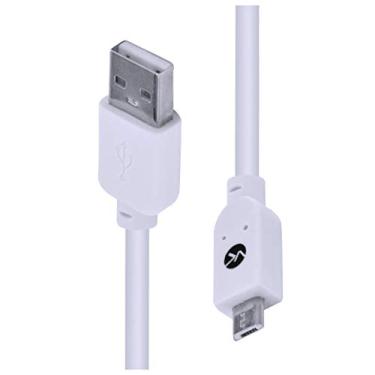 Imagem de CABO USB X MICRO USB B 2.0 5 PINOS 1 METRO BRANCO - MUSB-1, VINIK, 31455