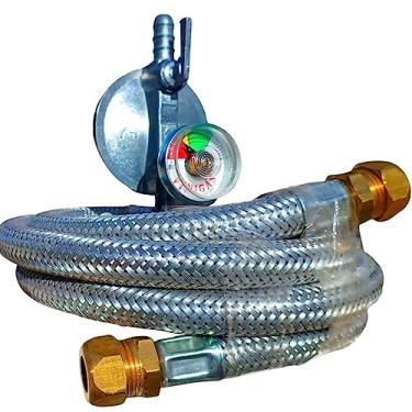 Imagem de regulador registro click visor 2kg mangueira dako 1,2metros