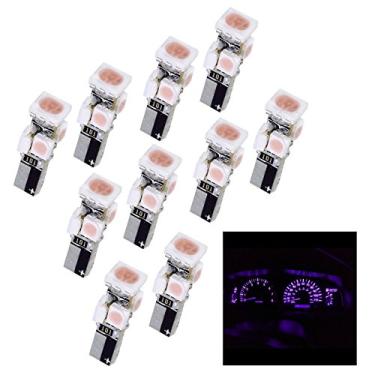 Imagem de PA 10 x T5 74 70 73 37 medidor de painel 5050 + 3528 SMD lâmpada LED cunha -12 V-rosa (roxo) 360 graus