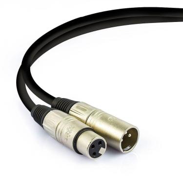 Imagem de Cabo De Microfone Balanceado Xlr Macho Para Xlr Femea Santo Angelo - 95 Metros