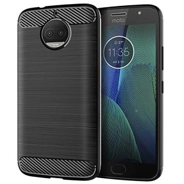 Imagem de Capa para Moto G5S Plus, sensação macia, proteção total, anti-arranhões e impressões digitais + capa de celular resistente a arranhões para Moto G5S Plus