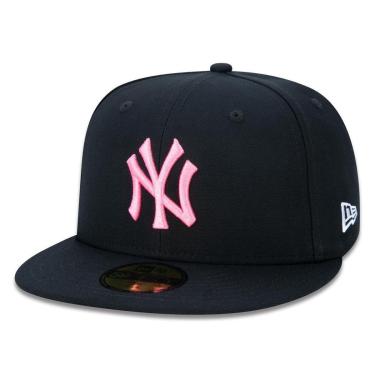 Imagem de BONE 59FIFTY ABA RETA MLB NEW YORK YANKEES ABA RETA FITTED PRETO NEW ERA-Masculino