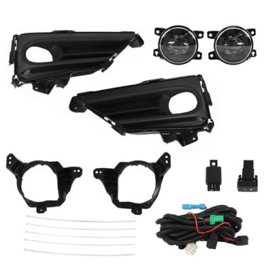 Imagem de Silscvtt 1 par de faróis de neblina de substituição para Honda CRV 2020 2021 2022 lâmpadas de condução com interruptor esquerdo e direito HO1039151, HO1038151