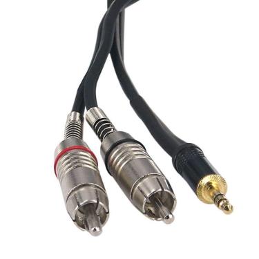 Imagem de Cabo P2 Estereo Para 2 Rca Santo Angelo - 80 Metros