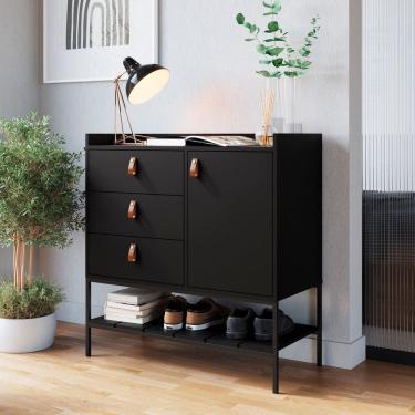 Imagem de Cômoda Multifuncional Personal Quartos Preto