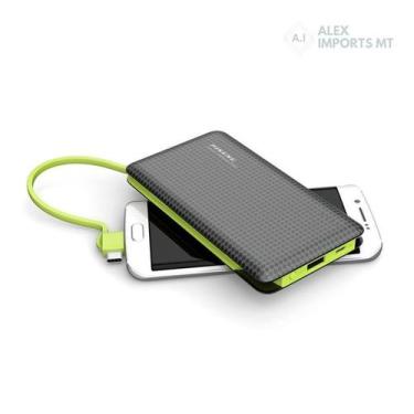 Imagem de Carregador Power Bank Pineng 5.000 Mah Slim Pn-952 Bom Top - Alex Impo