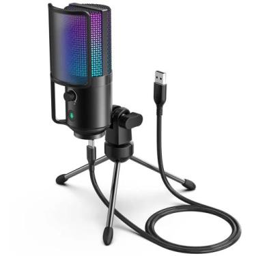 Imagem de Microfone com Fio Fifine K669PRO3 - USB/ Type-C - Condensador Cardioid