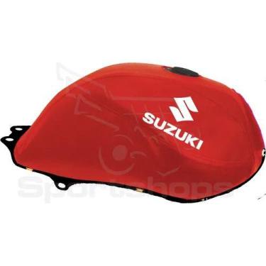 Imagem de Capa De Tanque Suzuki Yes 125 (com Logo) - 7895196365049, VERMELHO