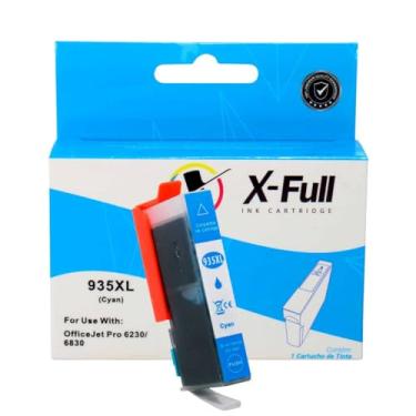 Imagem de Cartucho de Tinta Compatível para 934xl 935xl Marca X-Full para Impressora 6230 6830 (Ciano, 16 ml)