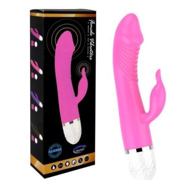 Imagem de Vibrador feminino com estimulador de clitóris e 12 modos de vibração v