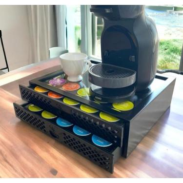 Imagem de Bandeja com gaveta dupla Dolce Gusto para 50 capsulas - Brazilaser