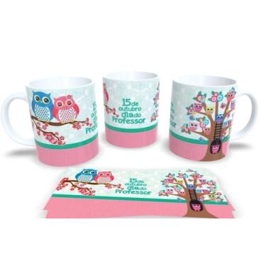 Imagem de Canecas Personalizadas dia dos Professores - Estampa Sublimada, Mod.10