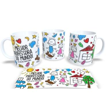Imagem de Canecas Personalizadas dia dos Professores - Estampa Sublimada, Mod.57