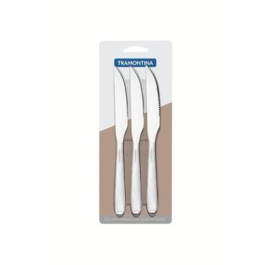 Imagem de Conjunto de facas para churrasco aço inox 3 pç. - TRAMONTINA
