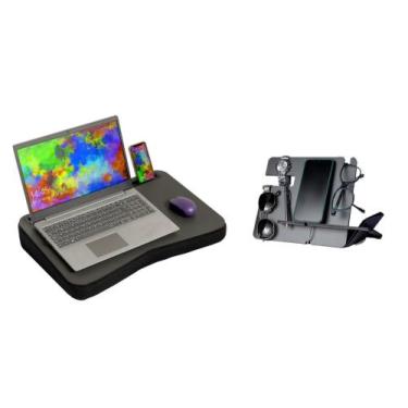 Imagem de Suporte Notebook Mesa De Colo E Suporte Celular Multiuso Kit - IGLIZ M