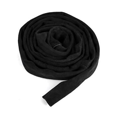 Imagem de QWORK Capa de cabo de tocha de soldagem TIG, capas de couro resistente a chamas de 3 metros para proteção aprimorada do cabo MIG/Plasma