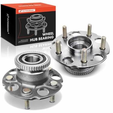 Imagem de A-Premium 2 rolamentos de roda traseira e conjunto de cubo com anel ABS e 5 terminais compatíveis com Honda Odyssey 1999-2004 e Isuzu Oasis 1999