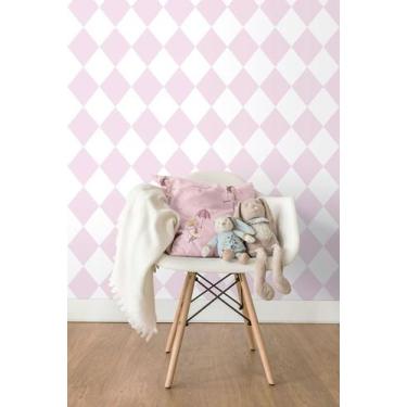 Imagem de Papel de Parede Treboli Losangos Rosas 5862 - Rolo: 10m x 0,53m - ICH