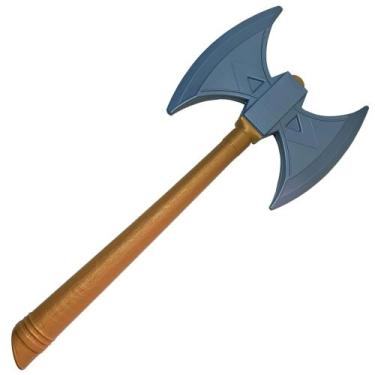 Imagem de Brinquedo Plástico Machado Vikings Duplo Corte Fantasia Halloween - Le