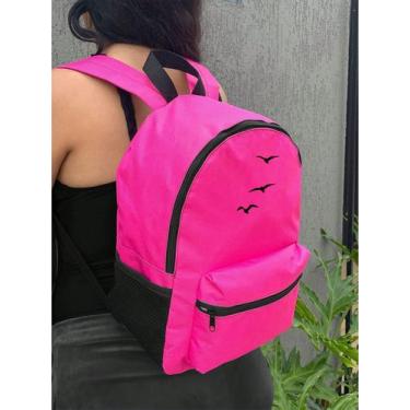 Imagem de Mochila Small PASSAROS VOANDO Bolsa Escolar Trabalho Viagem Mala Facul