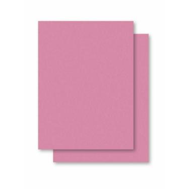 Imagem de Papel Cartolina Rosa Escolar 50X66CM - 140G, Pacote com 100 Folhas - J