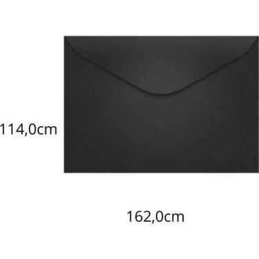 Imagem de Envelope Carta Colorido 114X162MM Preto LOS Angeles 80G - Pacote com 1