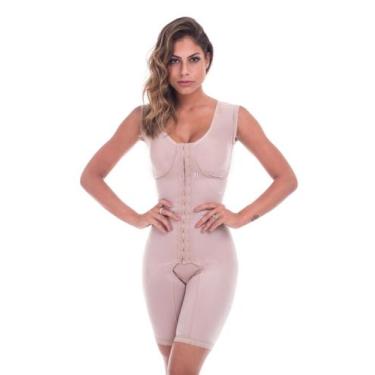 Imagem de Cinta Modeladora Short Regata Pós Cirurgica Biobela 1631,  M, Chocolat